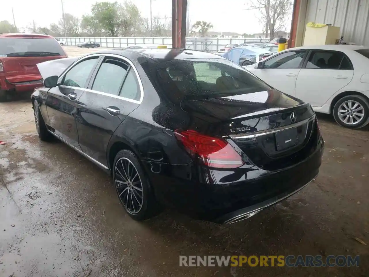 3 Photograph of a damaged car W1KWF8DB0MR649761 MERCEDES-BENZ C-CLASS 2021