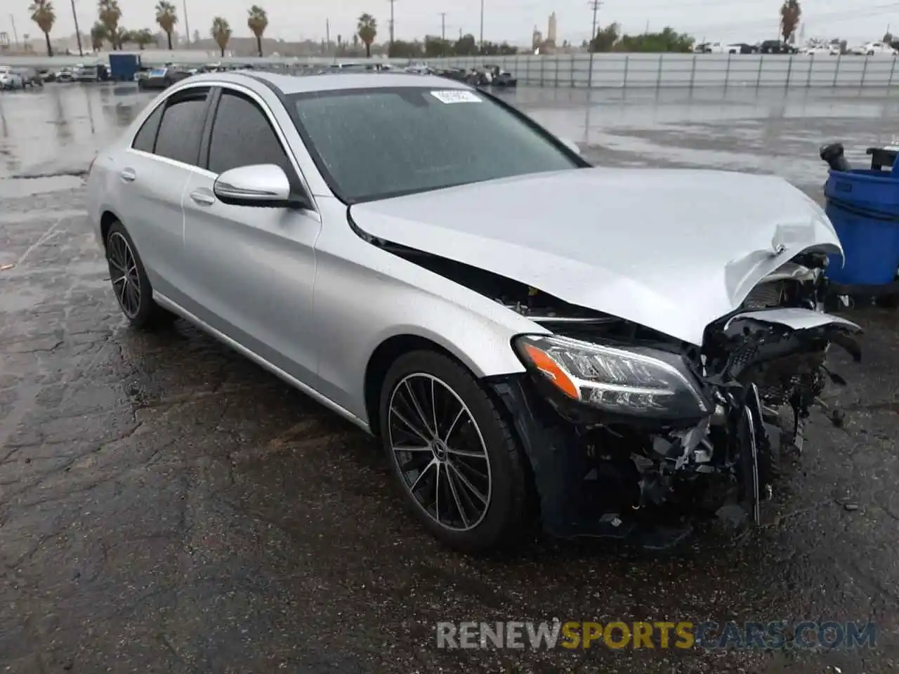 1 Photograph of a damaged car W1KWF8DB0MR650327 MERCEDES-BENZ C-CLASS 2021