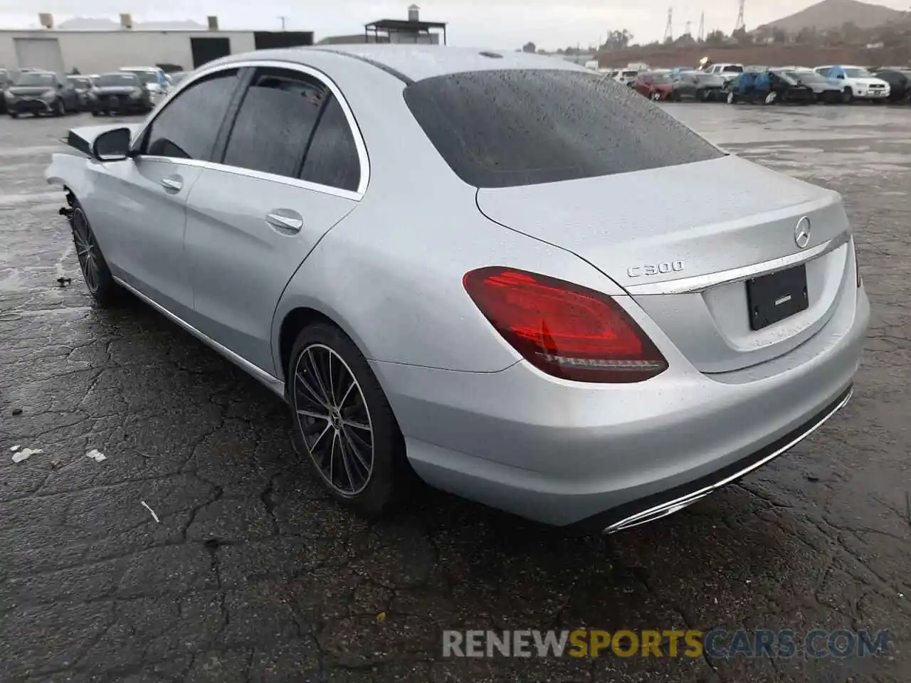 3 Photograph of a damaged car W1KWF8DB0MR650327 MERCEDES-BENZ C-CLASS 2021