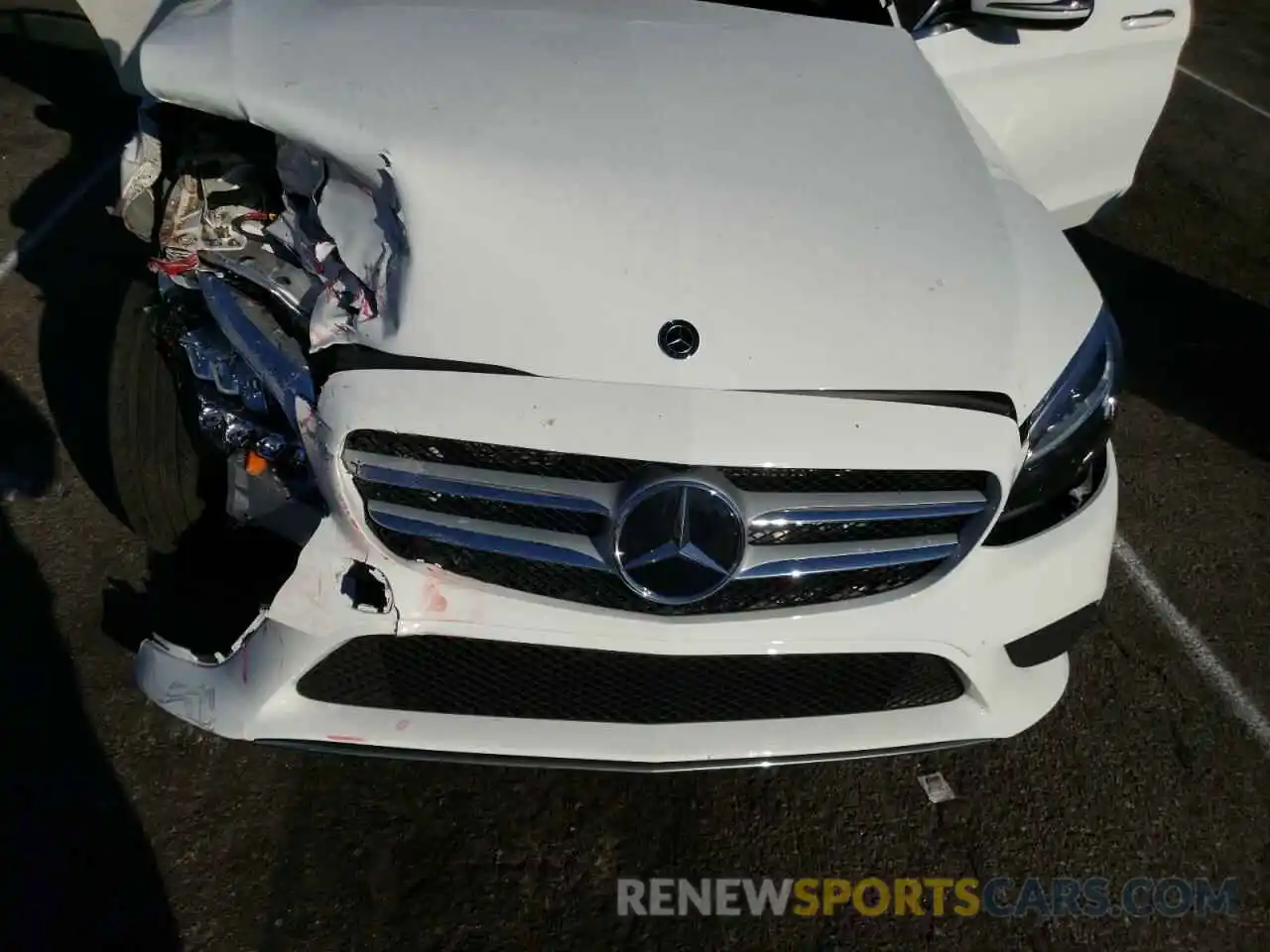 7 Photograph of a damaged car W1KWF8DB0MR652773 MERCEDES-BENZ C-CLASS 2021