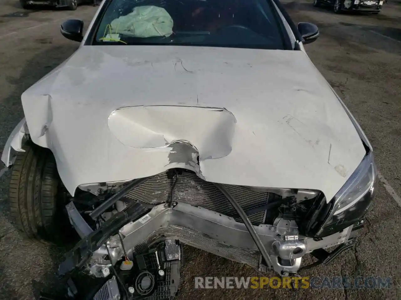 9 Photograph of a damaged car W1KWF8DB1MR609804 MERCEDES-BENZ C-CLASS 2021