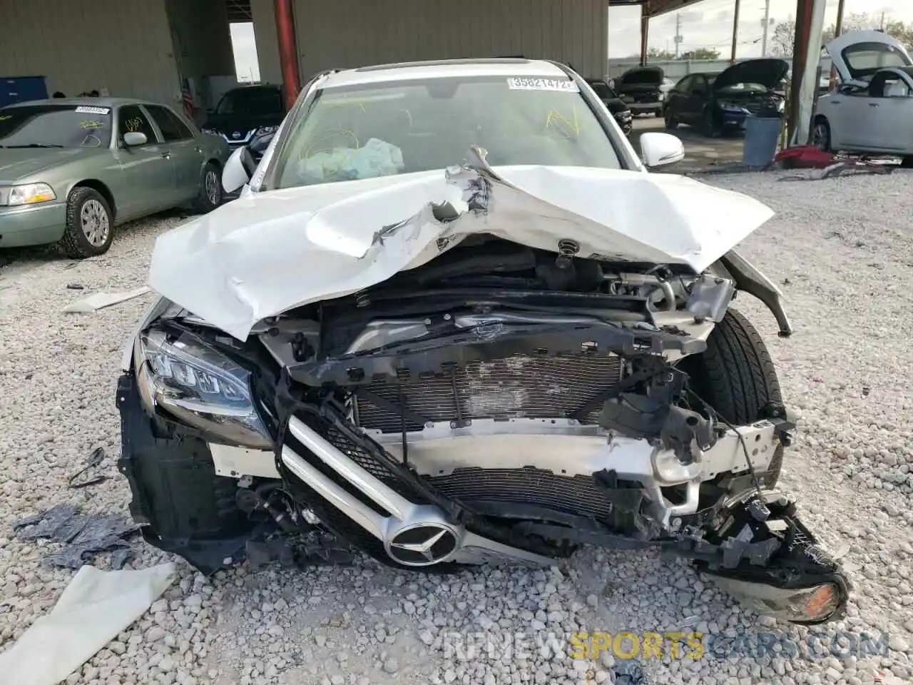 9 Photograph of a damaged car W1KWF8DB1MR612170 MERCEDES-BENZ C-CLASS 2021