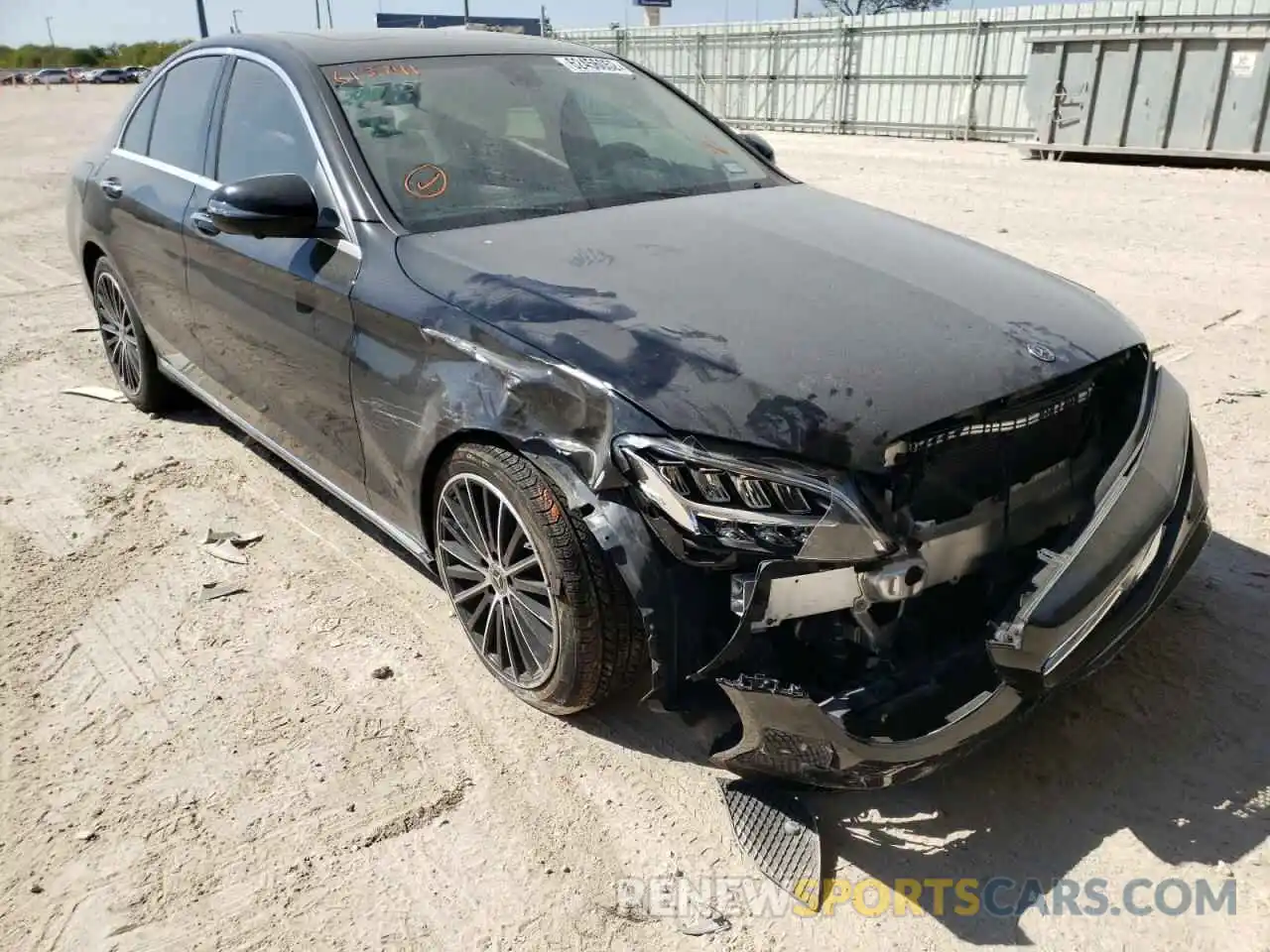 1 Photograph of a damaged car W1KWF8DB1MR613741 MERCEDES-BENZ C-CLASS 2021