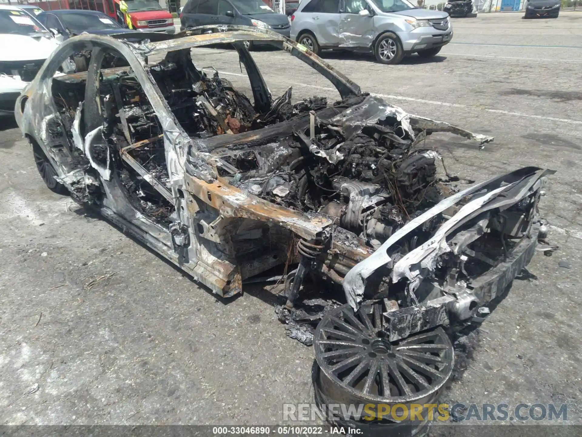 1 Photograph of a damaged car W1KWF8DB1MR615876 MERCEDES-BENZ C-CLASS 2021