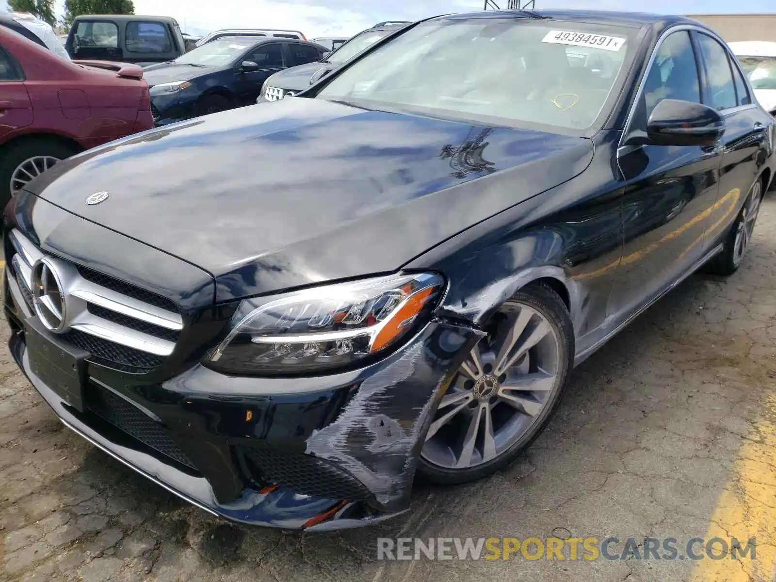 9 Photograph of a damaged car W1KWF8DB1MR616056 MERCEDES-BENZ C-CLASS 2021