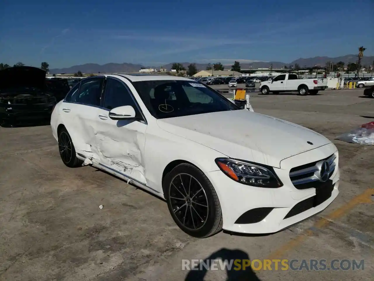 1 Photograph of a damaged car W1KWF8DB1MR621449 MERCEDES-BENZ C-CLASS 2021