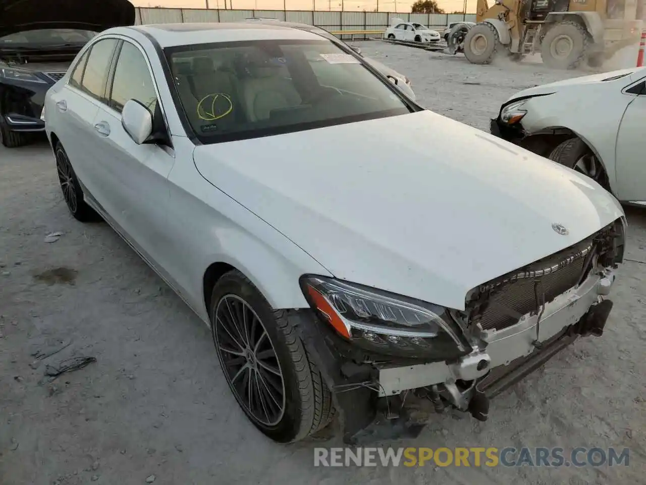 1 Photograph of a damaged car W1KWF8DB1MR622486 MERCEDES-BENZ C-CLASS 2021