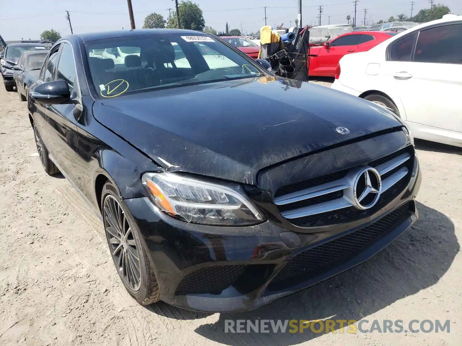 1 Photograph of a damaged car W1KWF8DB1MR628496 MERCEDES-BENZ C CLASS 2021