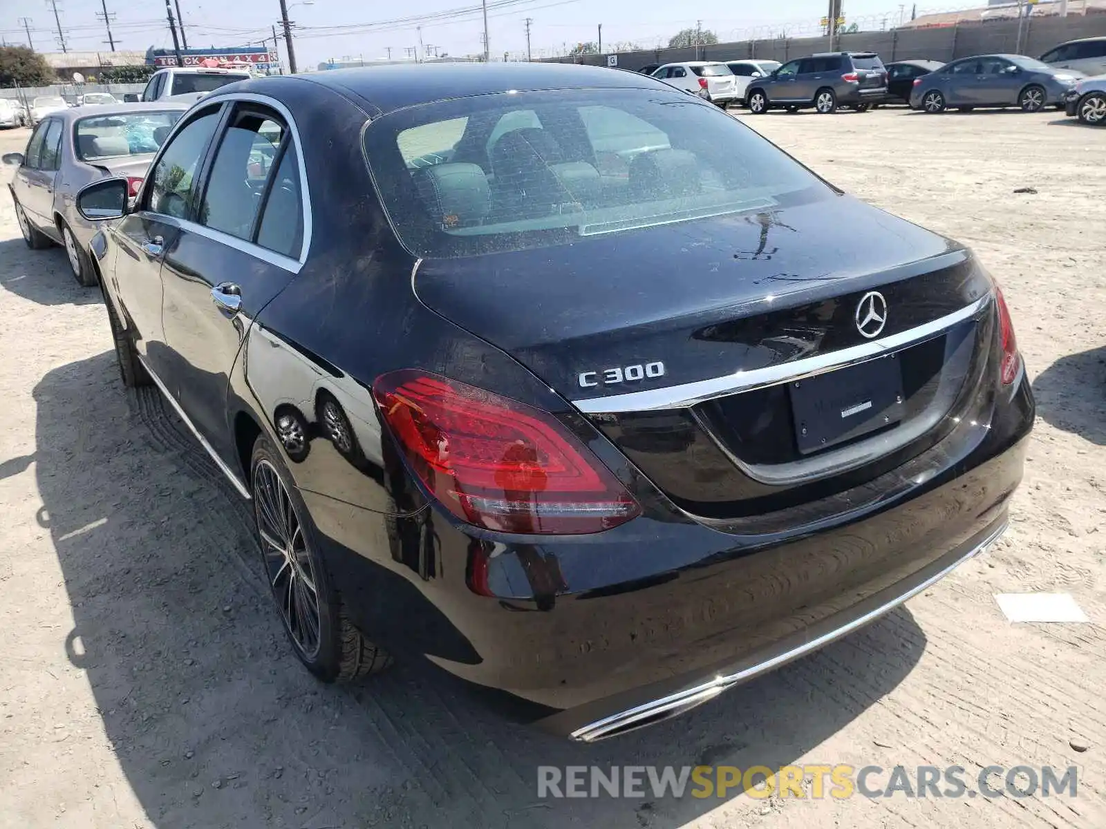 3 Photograph of a damaged car W1KWF8DB1MR628496 MERCEDES-BENZ C CLASS 2021