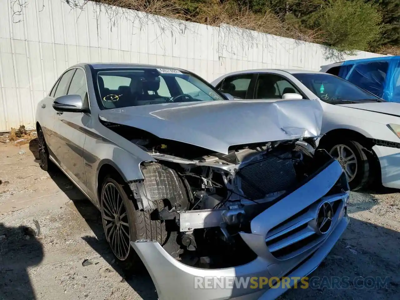 1 Photograph of a damaged car W1KWF8DB1MR633651 MERCEDES-BENZ C-CLASS 2021