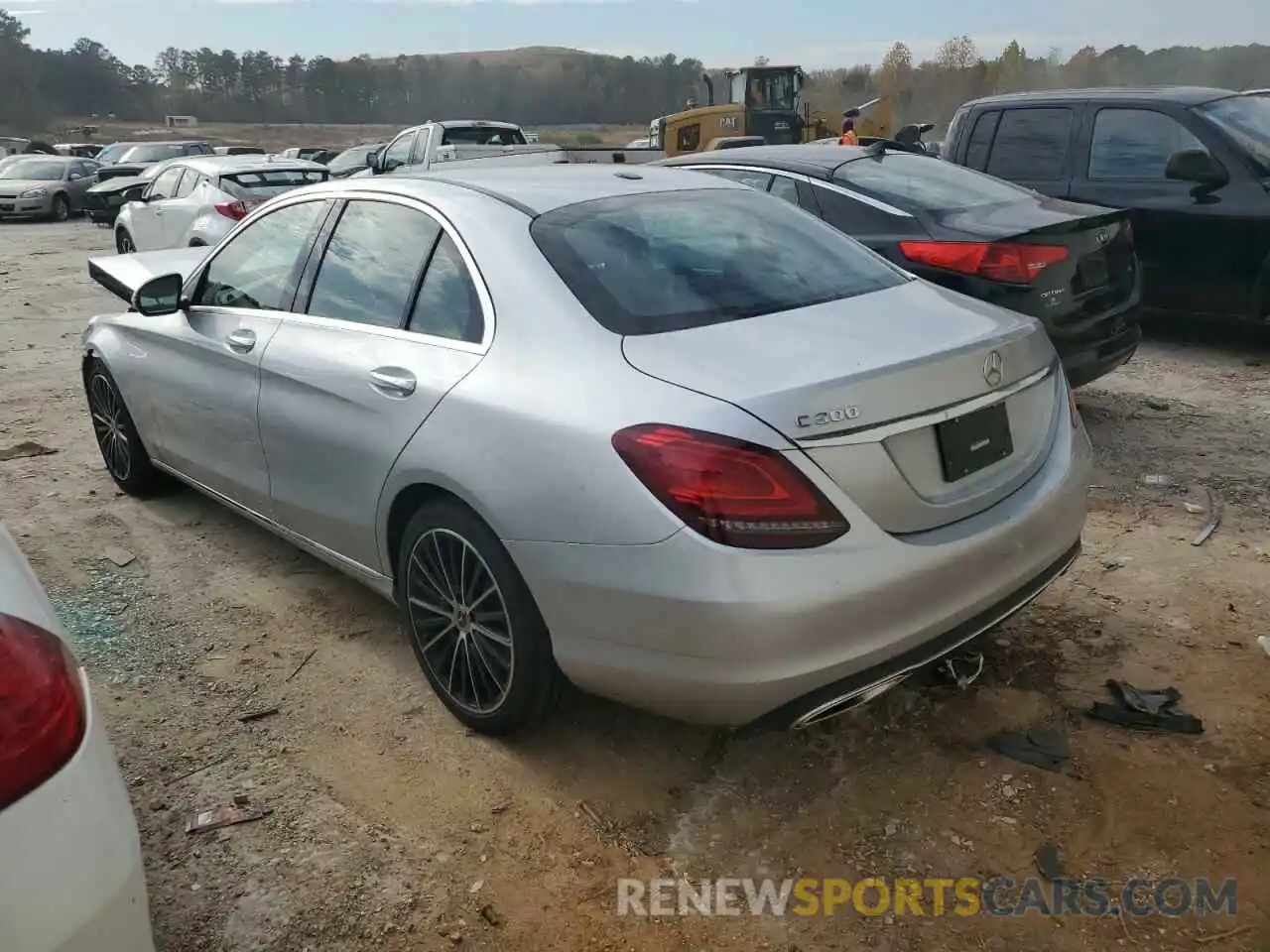 3 Photograph of a damaged car W1KWF8DB1MR633651 MERCEDES-BENZ C-CLASS 2021