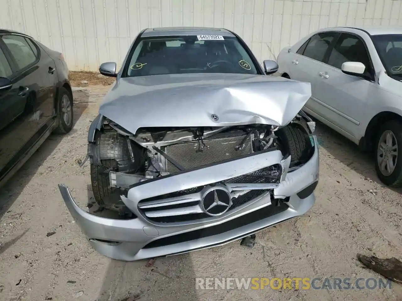 9 Photograph of a damaged car W1KWF8DB1MR633651 MERCEDES-BENZ C-CLASS 2021