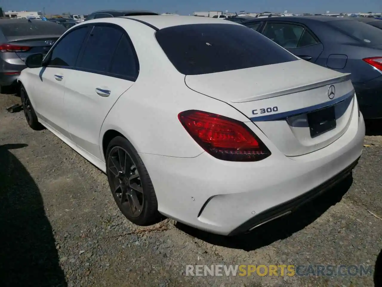 3 Photograph of a damaged car W1KWF8DB1MR634587 MERCEDES-BENZ C-CLASS 2021