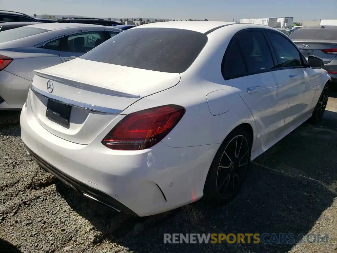 4 Photograph of a damaged car W1KWF8DB1MR634587 MERCEDES-BENZ C-CLASS 2021