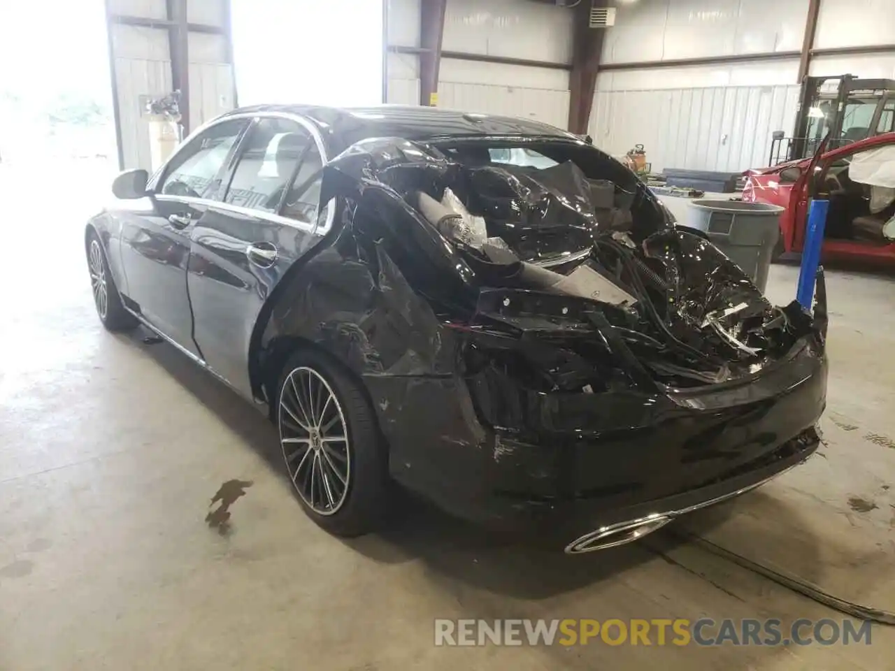 3 Photograph of a damaged car W1KWF8DB1MR646268 MERCEDES-BENZ C-CLASS 2021