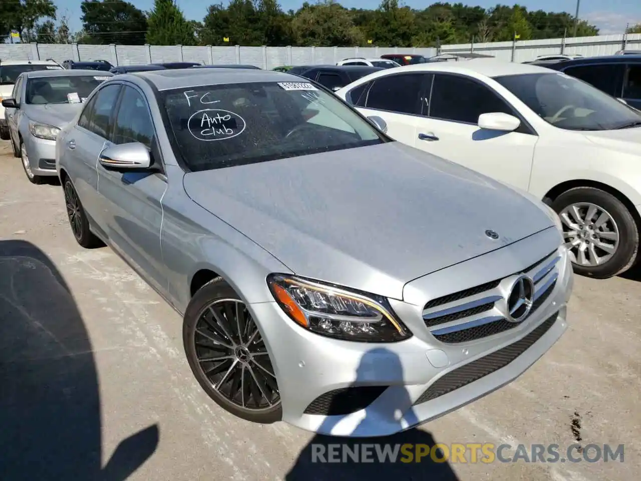 1 Photograph of a damaged car W1KWF8DB1MR646836 MERCEDES-BENZ C-CLASS 2021