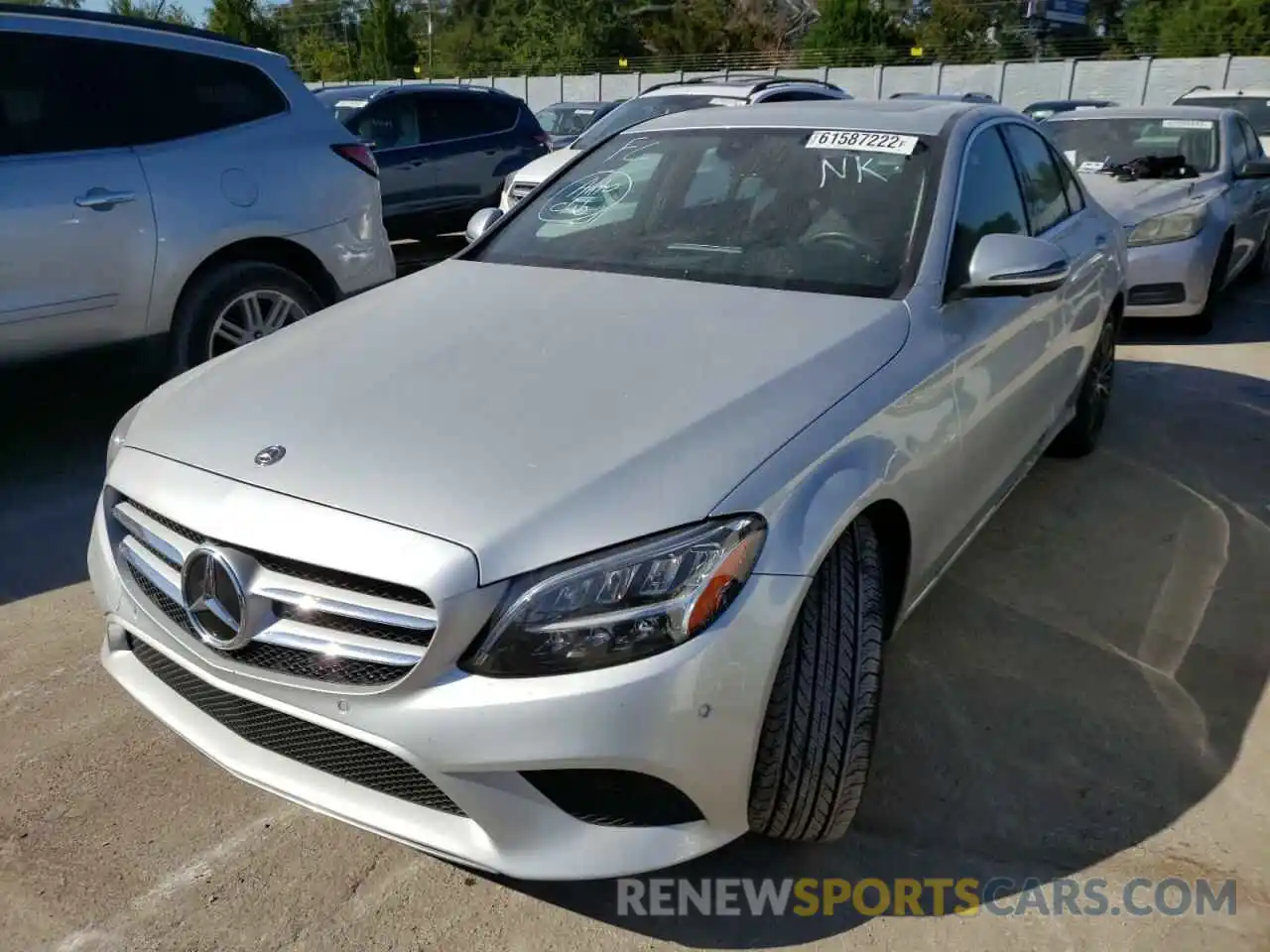 2 Photograph of a damaged car W1KWF8DB1MR646836 MERCEDES-BENZ C-CLASS 2021