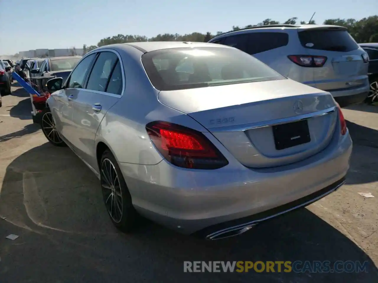 3 Photograph of a damaged car W1KWF8DB1MR646836 MERCEDES-BENZ C-CLASS 2021