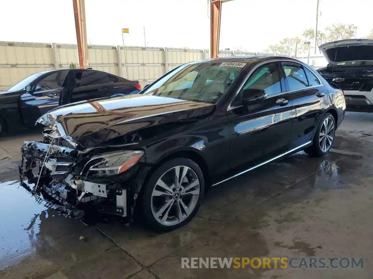 1 Photograph of a damaged car W1KWF8DB2MR605258 MERCEDES-BENZ C-CLASS 2021