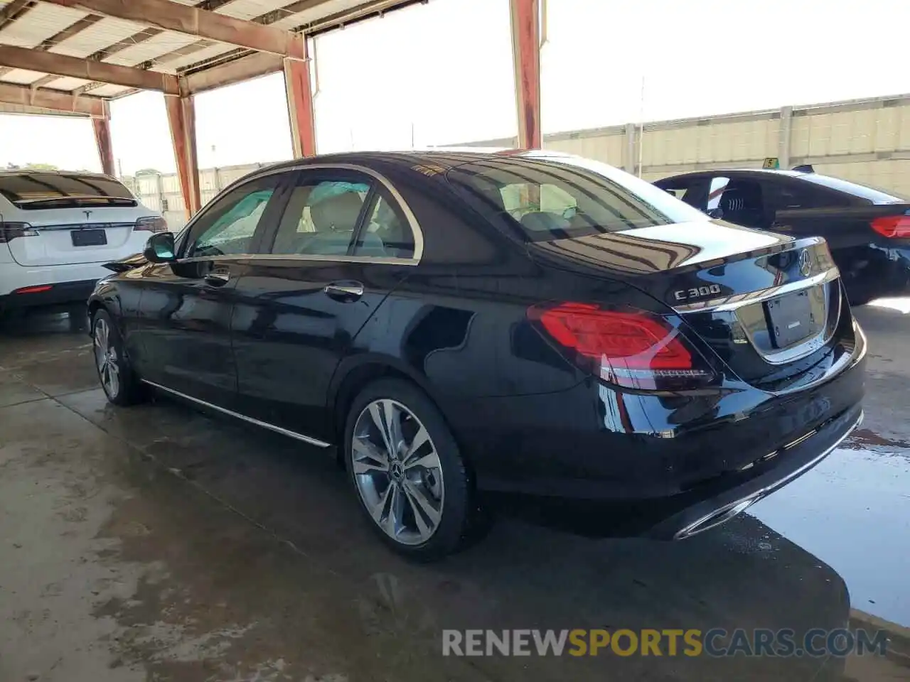 2 Photograph of a damaged car W1KWF8DB2MR605258 MERCEDES-BENZ C-CLASS 2021