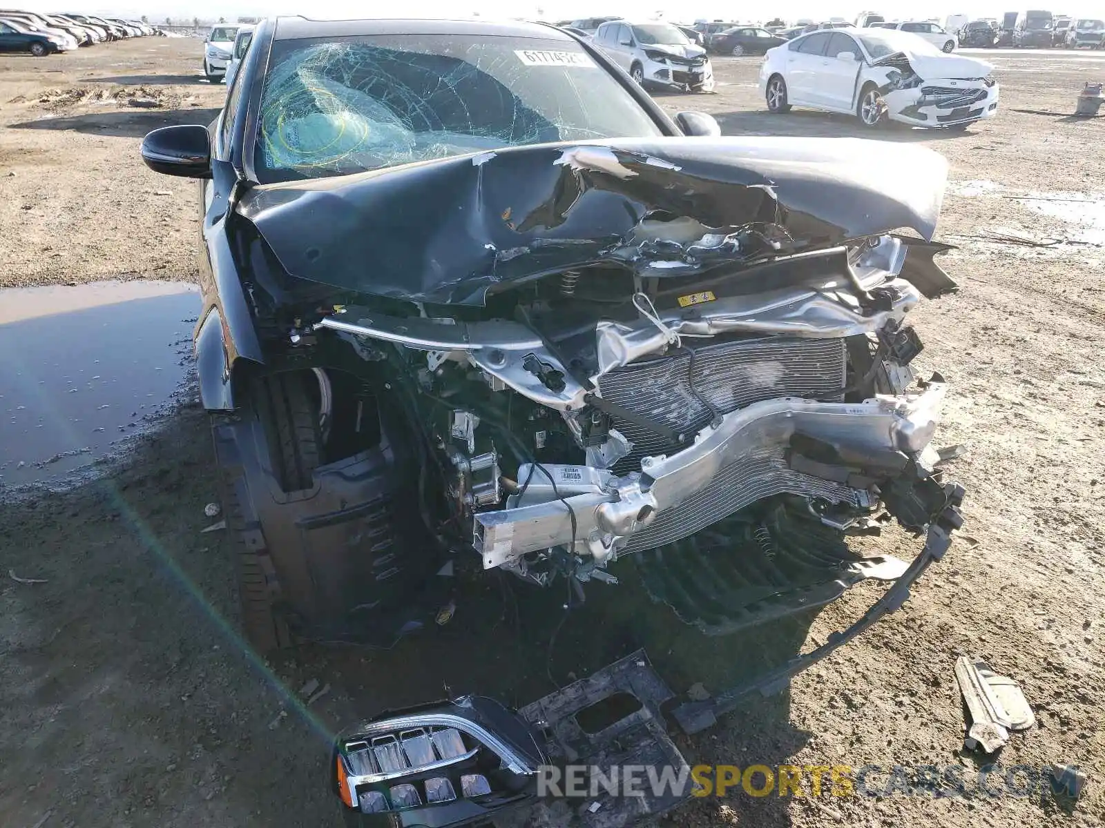 9 Photograph of a damaged car W1KWF8DB2MR609035 MERCEDES-BENZ C-CLASS 2021