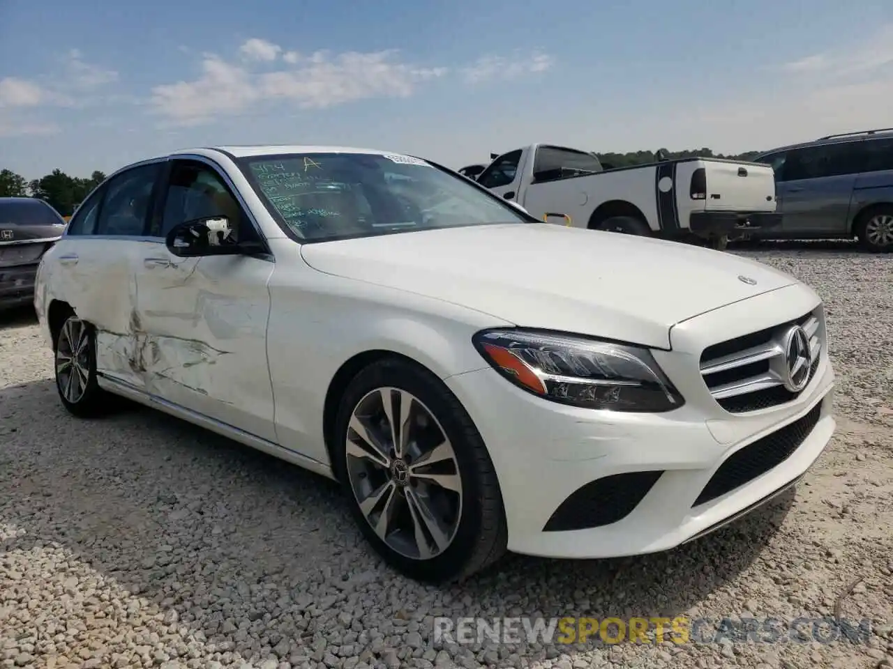 1 Photograph of a damaged car W1KWF8DB2MR616261 MERCEDES-BENZ C-CLASS 2021