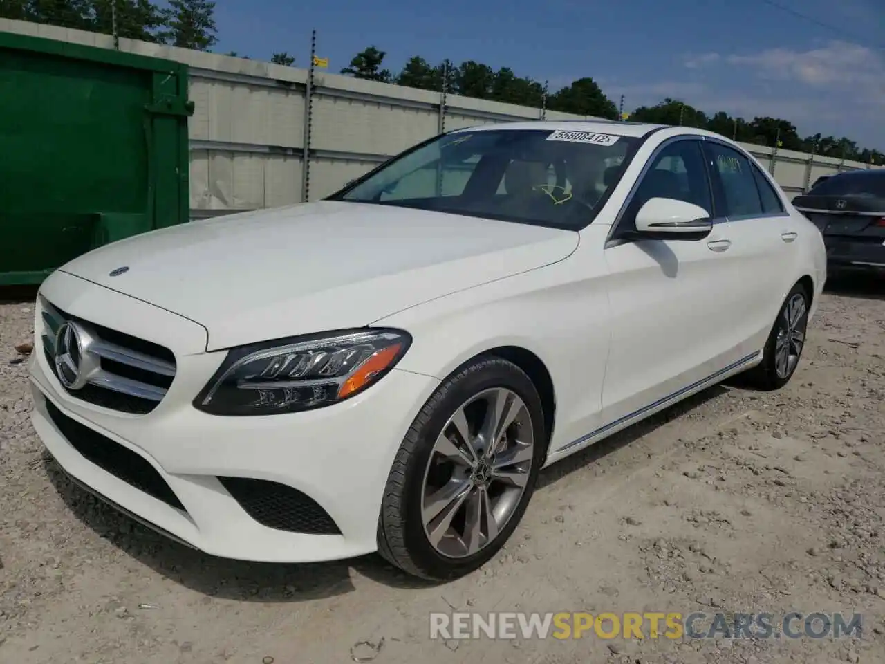 2 Photograph of a damaged car W1KWF8DB2MR616261 MERCEDES-BENZ C-CLASS 2021