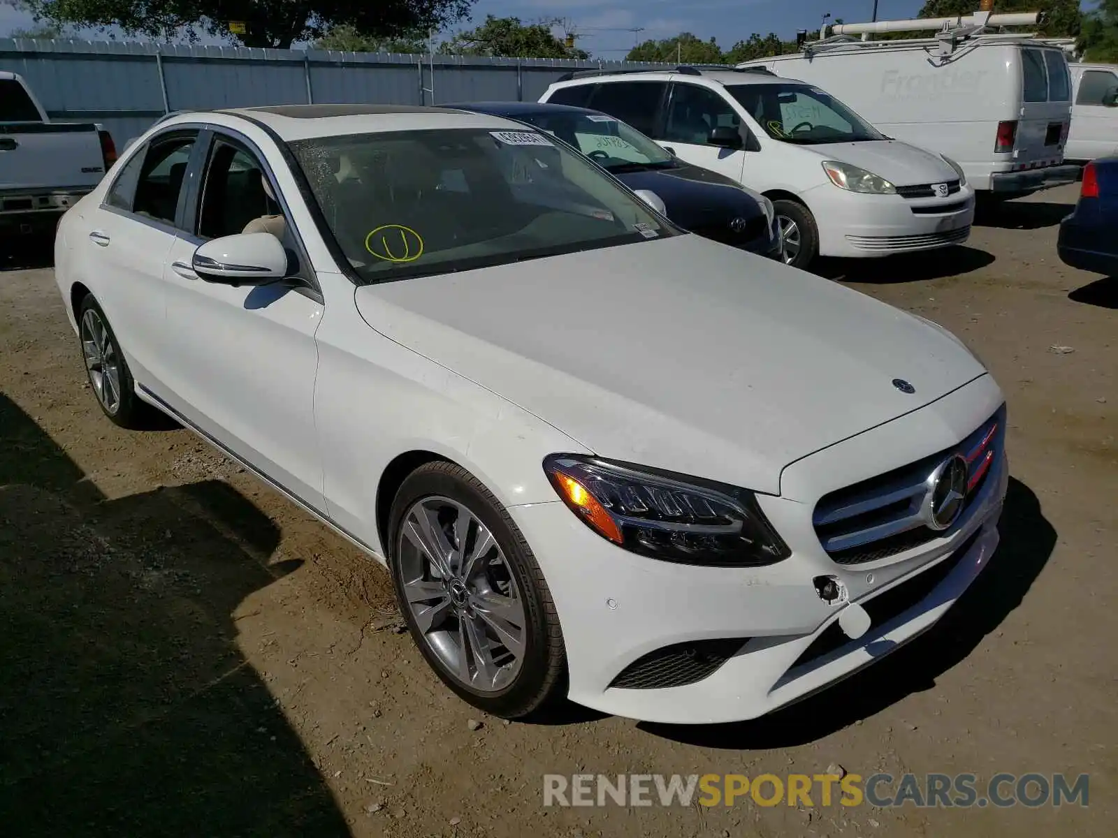 1 Photograph of a damaged car W1KWF8DB2MR619497 MERCEDES-BENZ C CLASS 2021