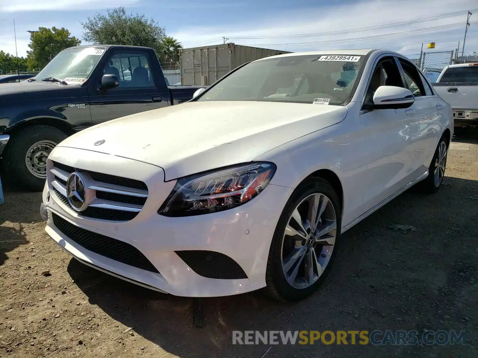 2 Photograph of a damaged car W1KWF8DB2MR619497 MERCEDES-BENZ C CLASS 2021