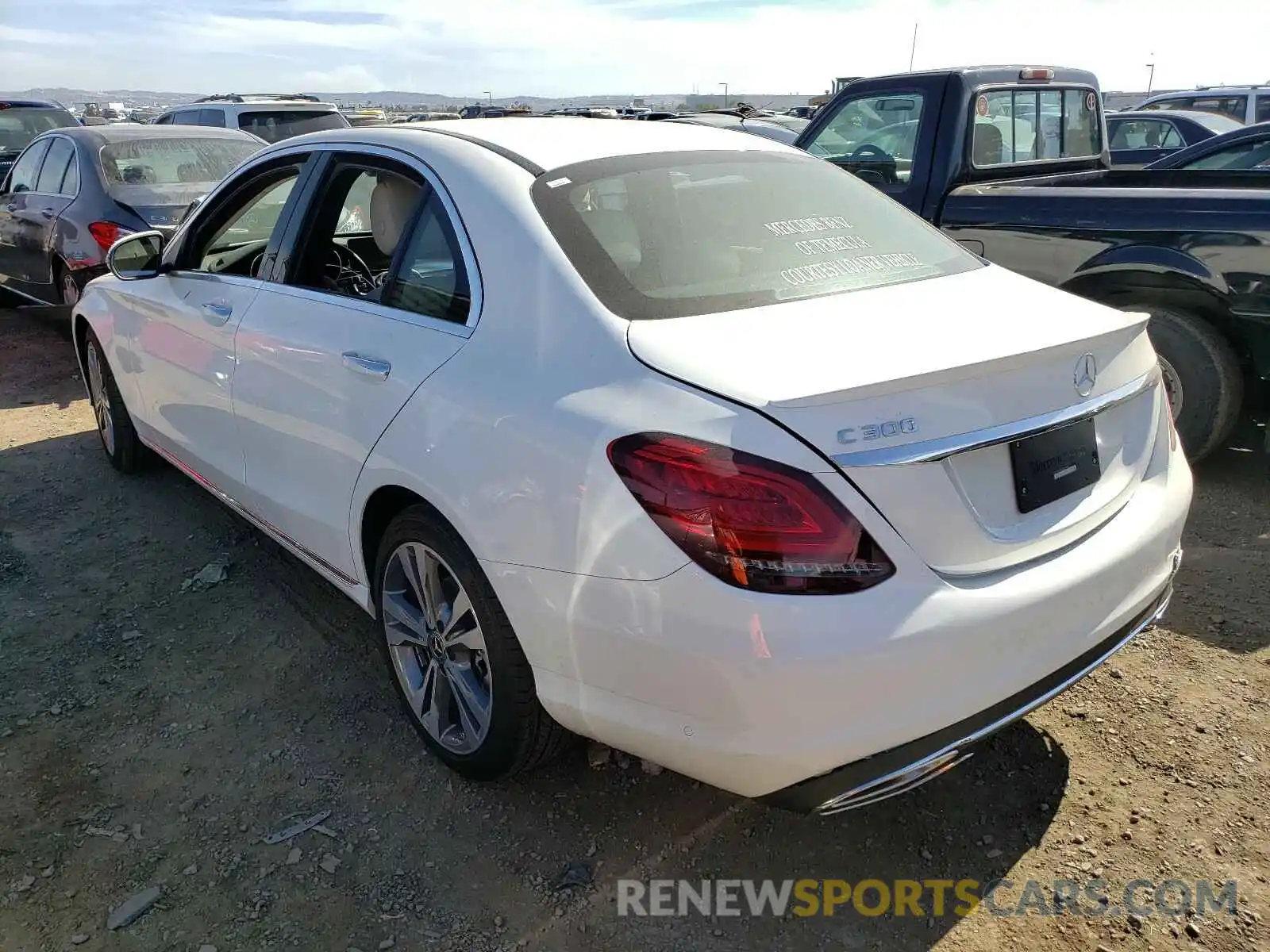 3 Photograph of a damaged car W1KWF8DB2MR619497 MERCEDES-BENZ C CLASS 2021