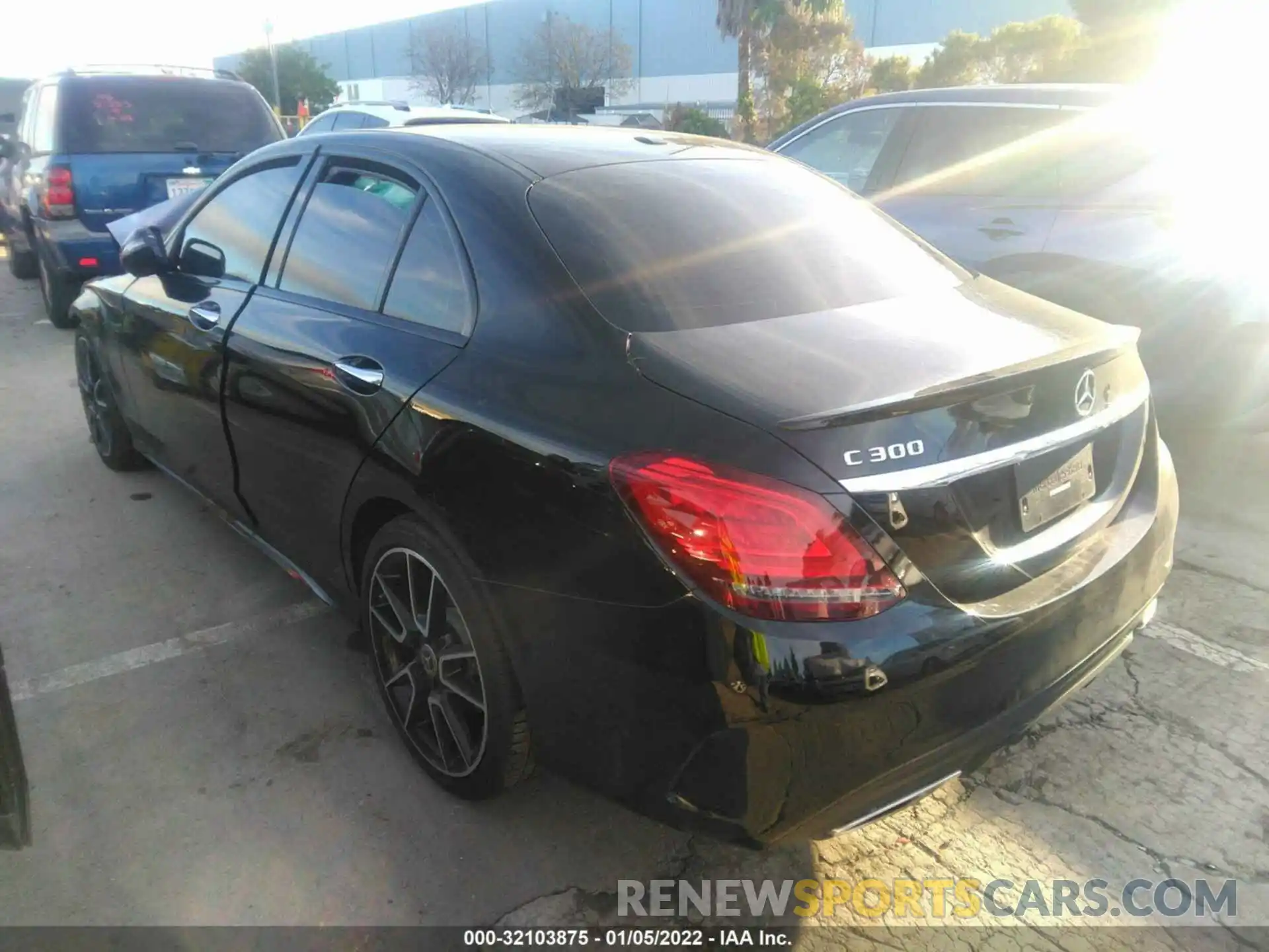 3 Photograph of a damaged car W1KWF8DB3MR605317 MERCEDES-BENZ C-CLASS 2021