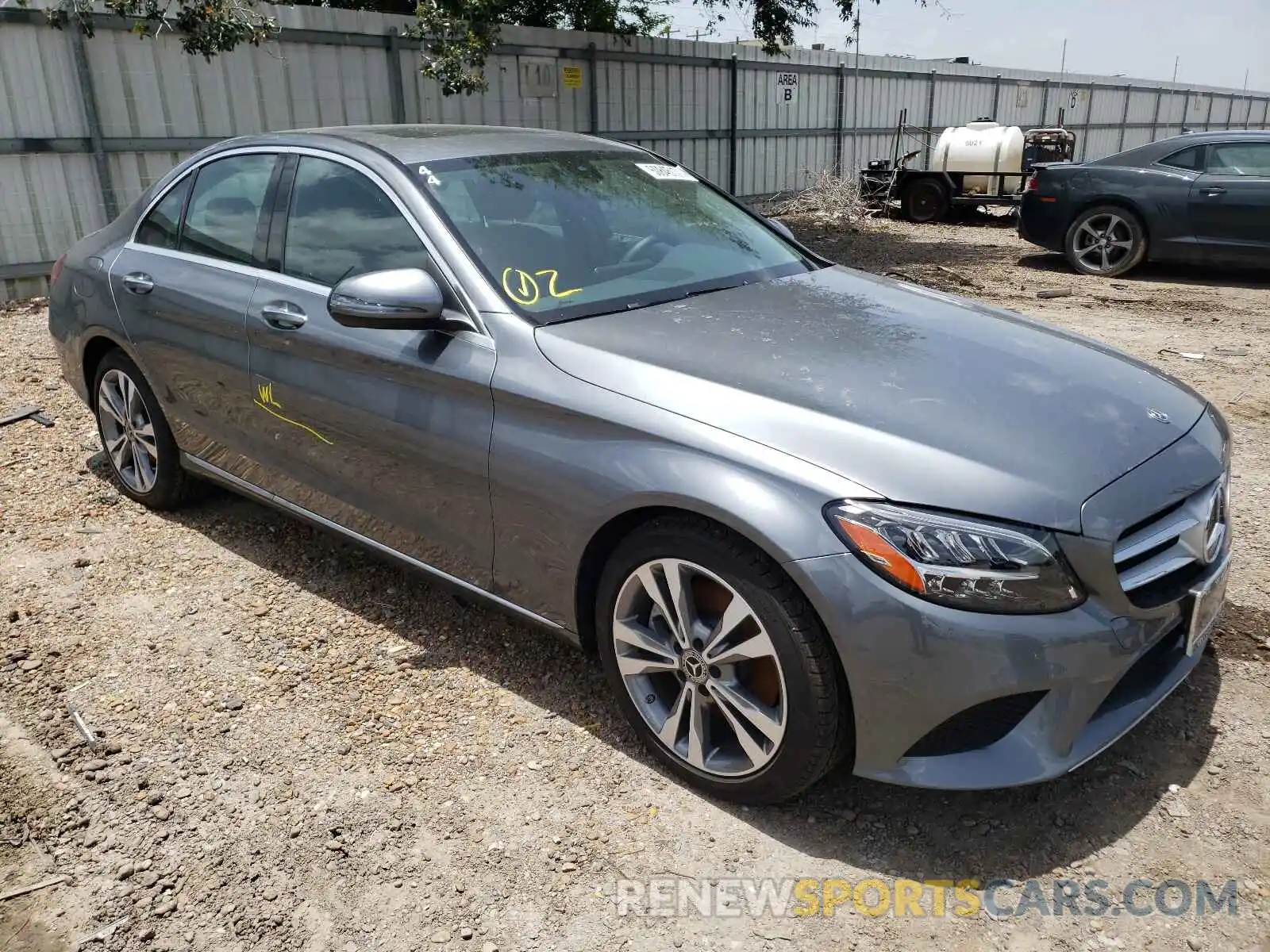 1 Photograph of a damaged car W1KWF8DB3MR609044 MERCEDES-BENZ C-CLASS 2021