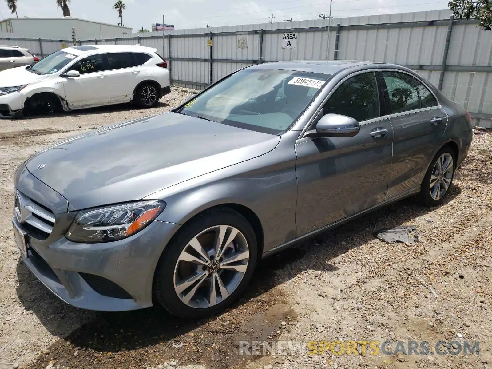 2 Photograph of a damaged car W1KWF8DB3MR609044 MERCEDES-BENZ C-CLASS 2021