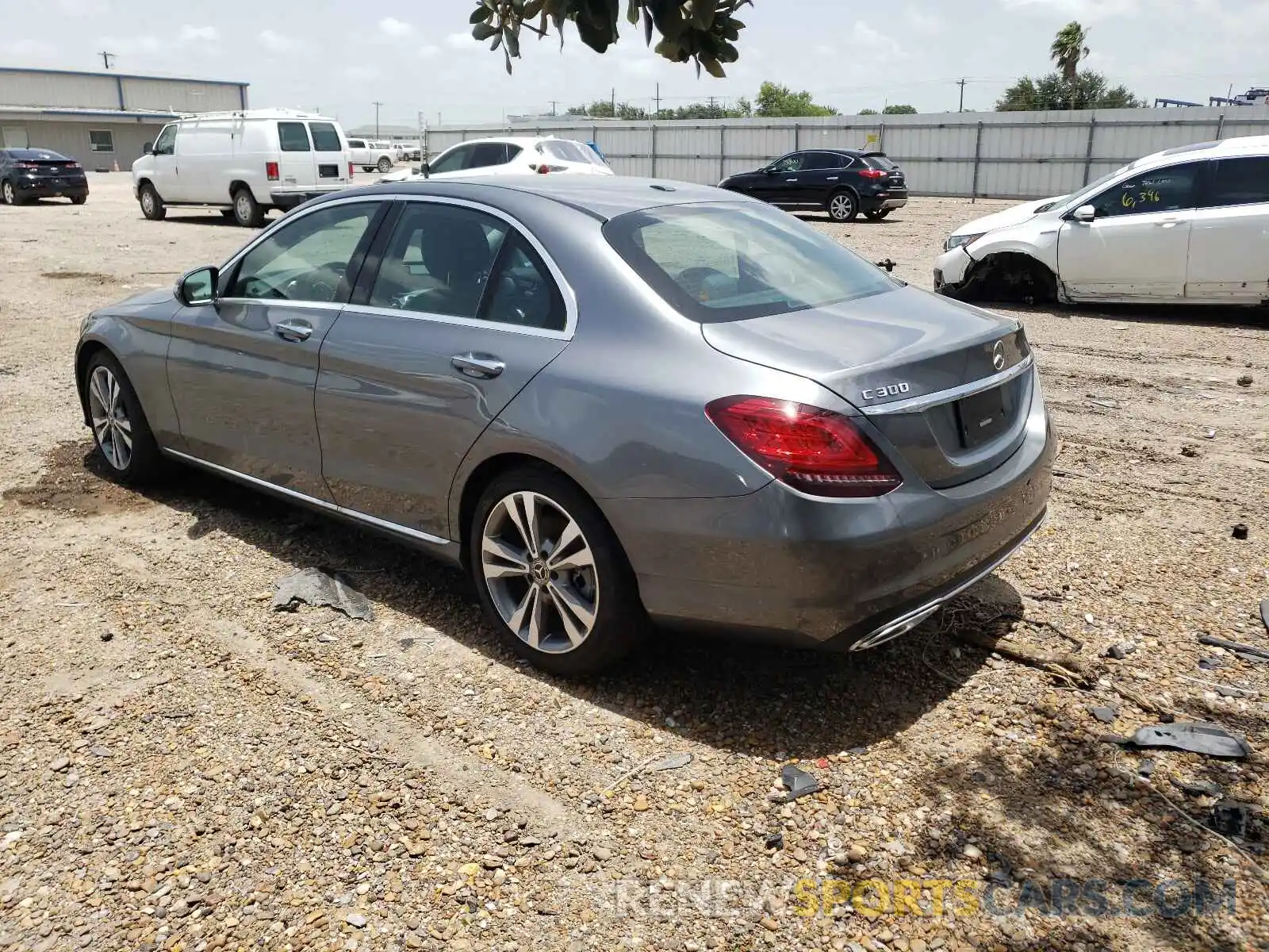 3 Photograph of a damaged car W1KWF8DB3MR609044 MERCEDES-BENZ C-CLASS 2021