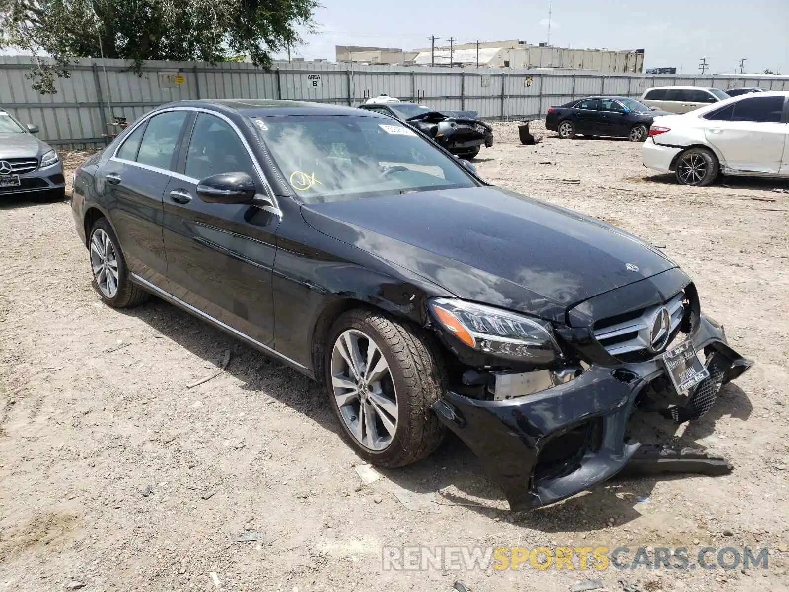 1 Photograph of a damaged car W1KWF8DB3MR609433 MERCEDES-BENZ C CLASS 2021