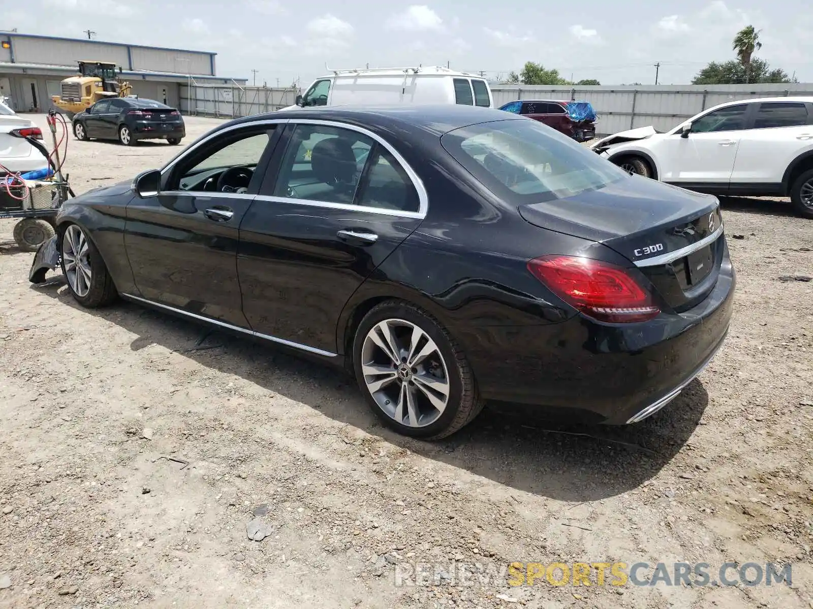 3 Photograph of a damaged car W1KWF8DB3MR609433 MERCEDES-BENZ C CLASS 2021