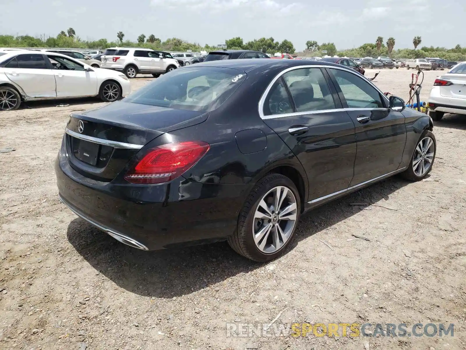 4 Photograph of a damaged car W1KWF8DB3MR609433 MERCEDES-BENZ C CLASS 2021