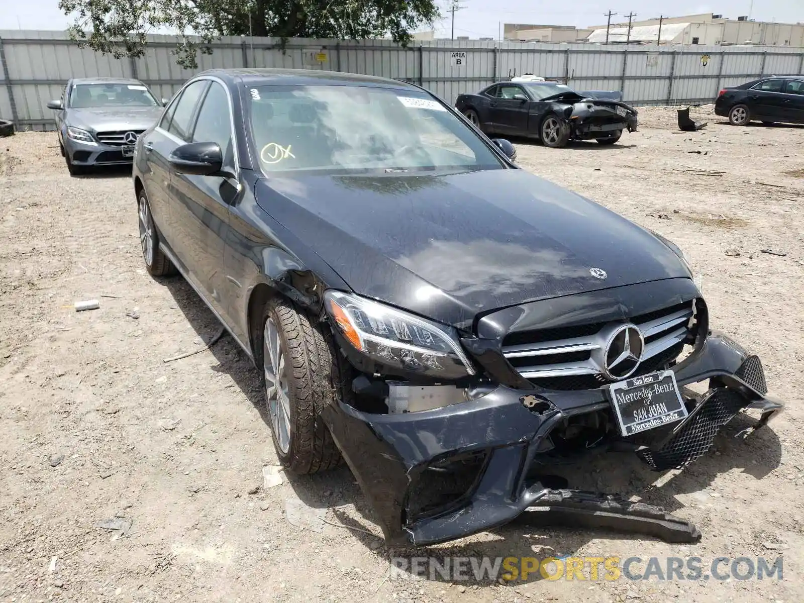 9 Photograph of a damaged car W1KWF8DB3MR609433 MERCEDES-BENZ C CLASS 2021