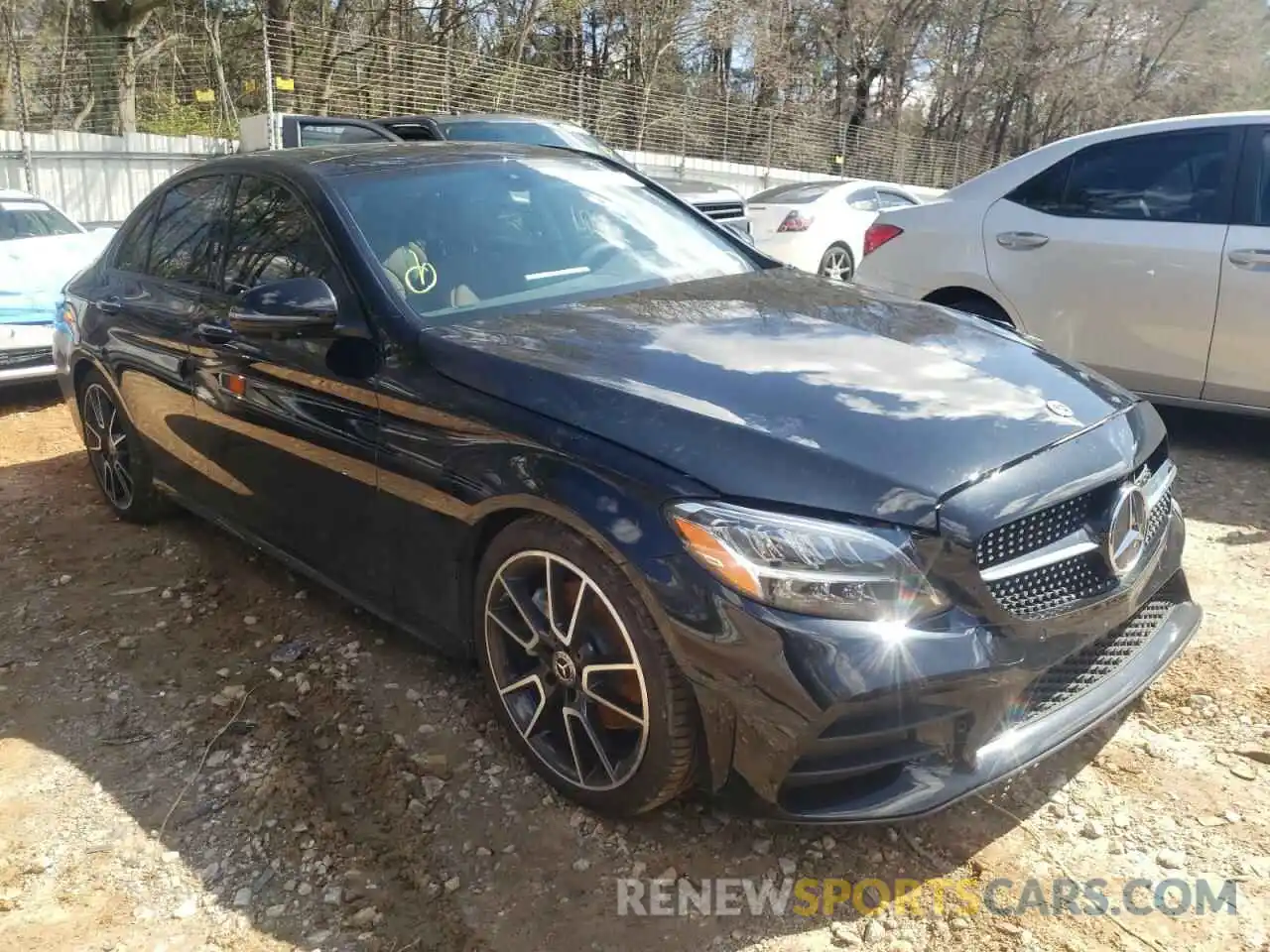 1 Photograph of a damaged car W1KWF8DB3MR614356 MERCEDES-BENZ C-CLASS 2021