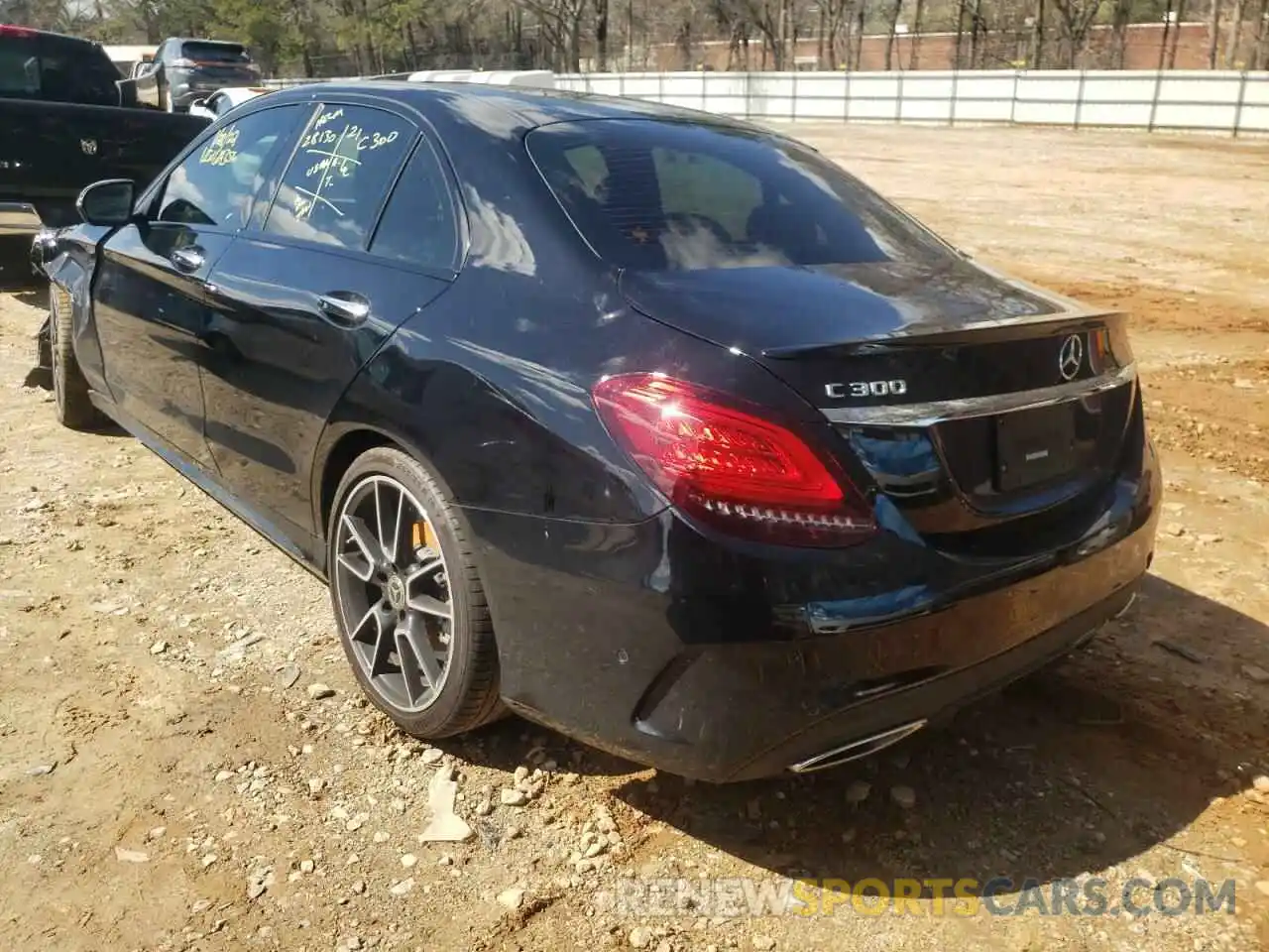 3 Photograph of a damaged car W1KWF8DB3MR614356 MERCEDES-BENZ C-CLASS 2021