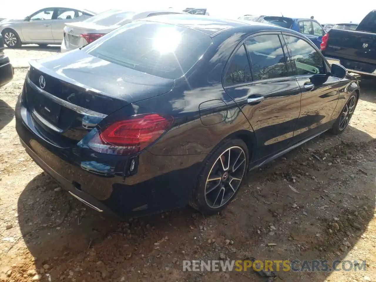 4 Photograph of a damaged car W1KWF8DB3MR614356 MERCEDES-BENZ C-CLASS 2021