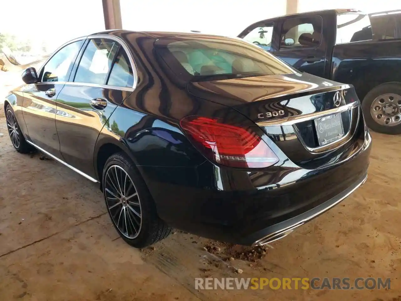 3 Photograph of a damaged car W1KWF8DB3MR619461 MERCEDES-BENZ C-CLASS 2021