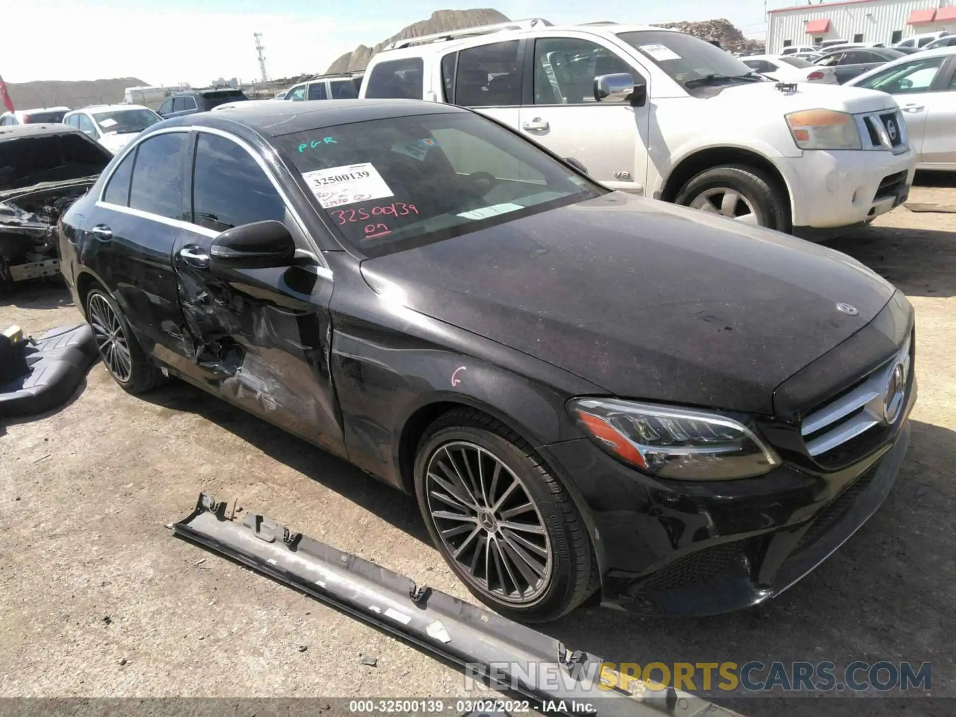 1 Photograph of a damaged car W1KWF8DB3MR622201 MERCEDES-BENZ C-CLASS 2021