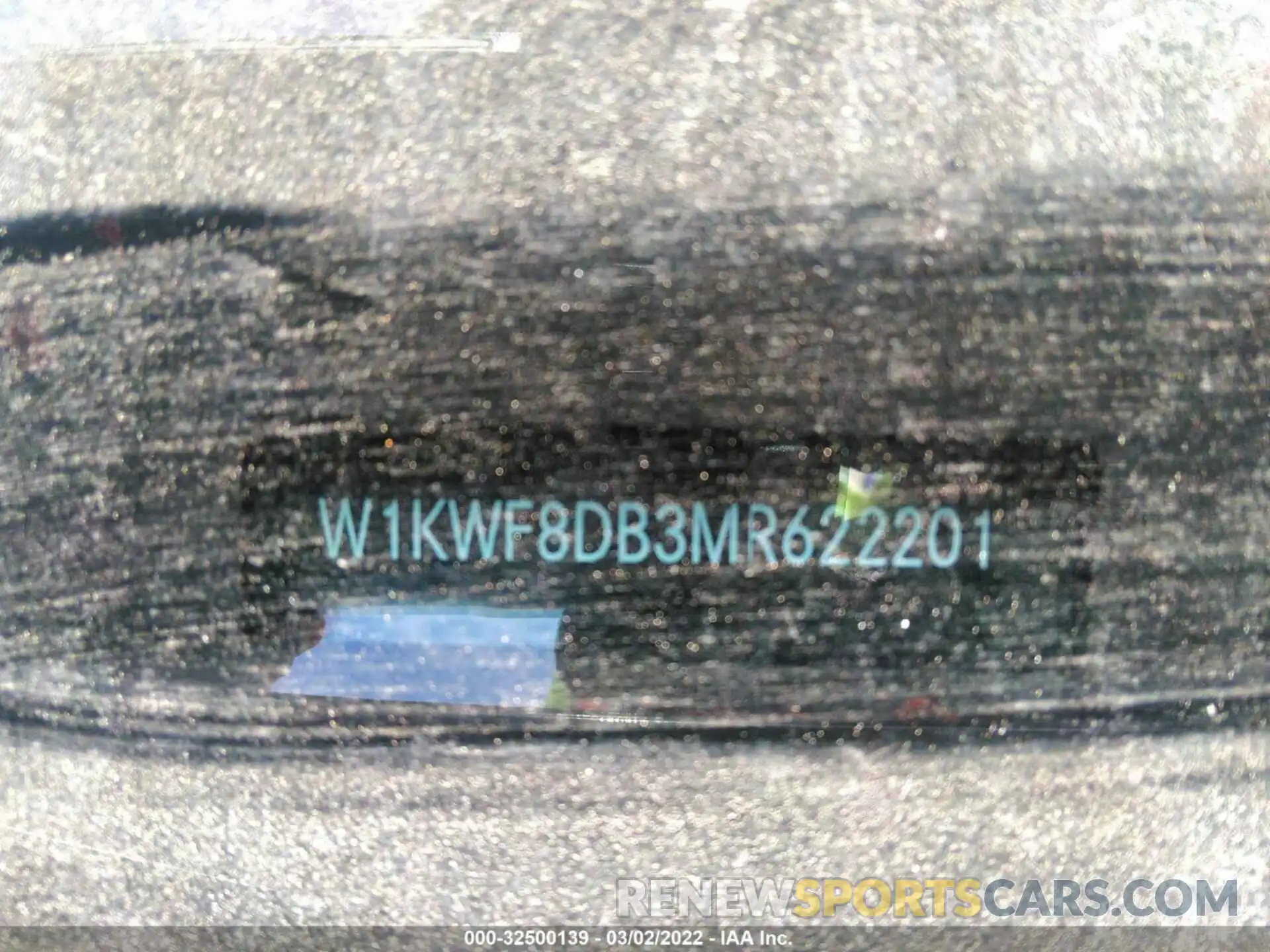 9 Фотография поврежденного автомобиля W1KWF8DB3MR622201 MERCEDES-BENZ C-CLASS 2021