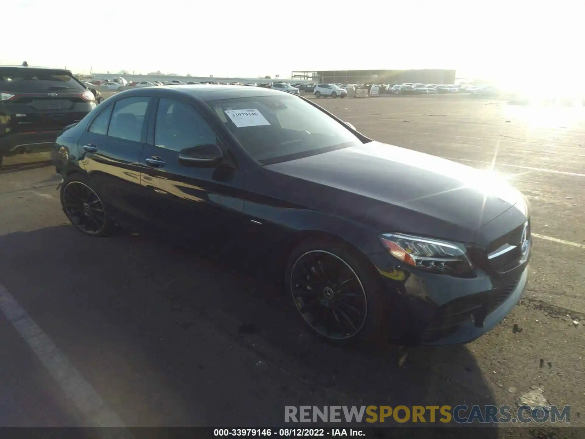 1 Photograph of a damaged car W1KWF8DB3MR632193 MERCEDES-BENZ C-CLASS 2021