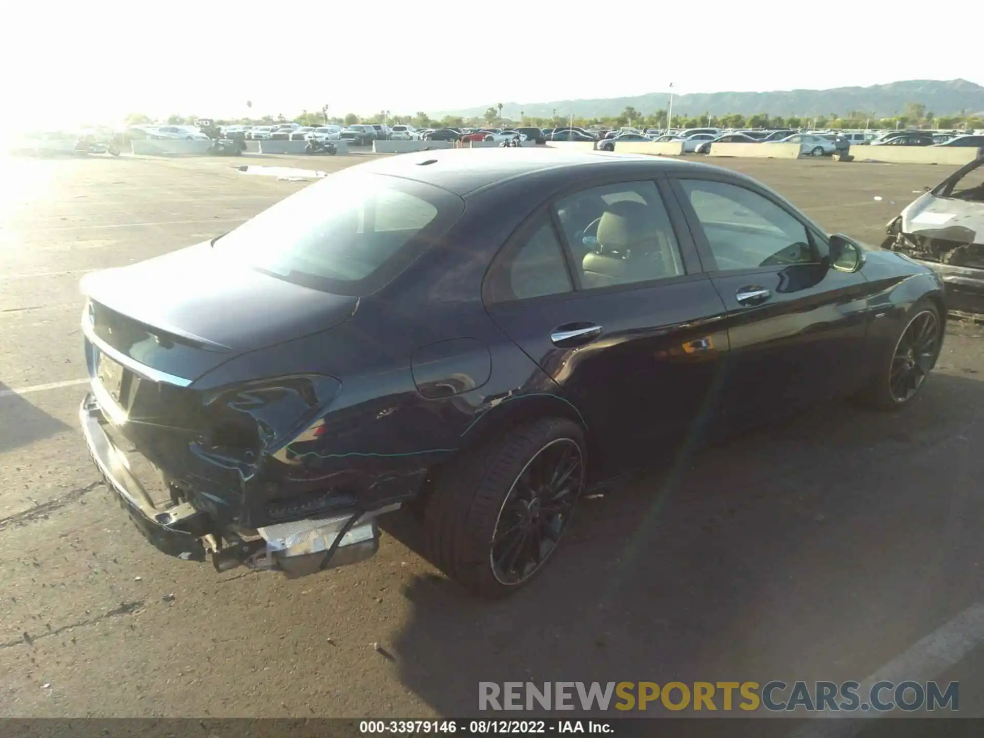 4 Photograph of a damaged car W1KWF8DB3MR632193 MERCEDES-BENZ C-CLASS 2021