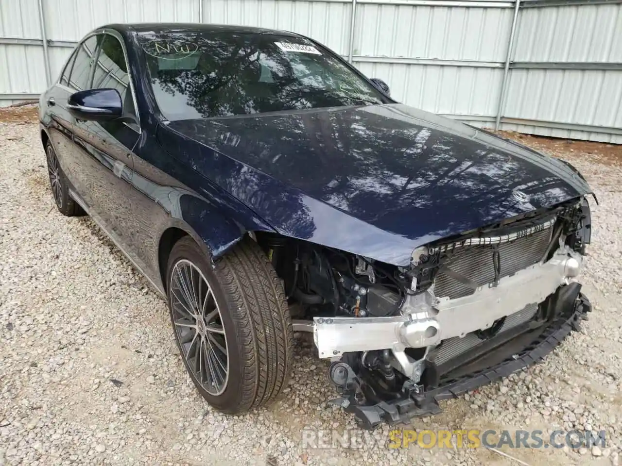 1 Photograph of a damaged car W1KWF8DB3MR632341 MERCEDES-BENZ C-CLASS 2021