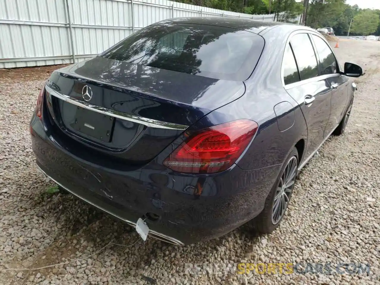 4 Photograph of a damaged car W1KWF8DB3MR632341 MERCEDES-BENZ C-CLASS 2021