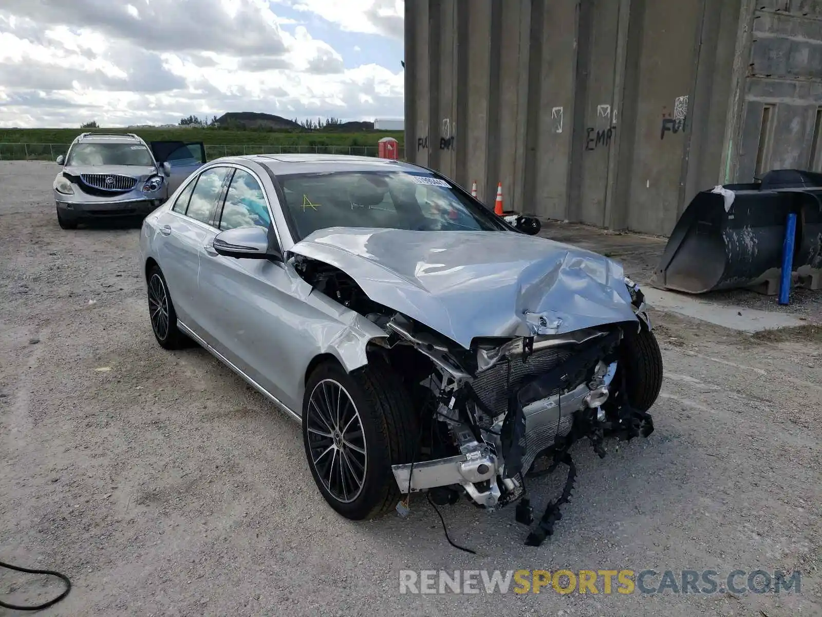 1 Photograph of a damaged car W1KWF8DB3MR644702 MERCEDES-BENZ C-CLASS 2021