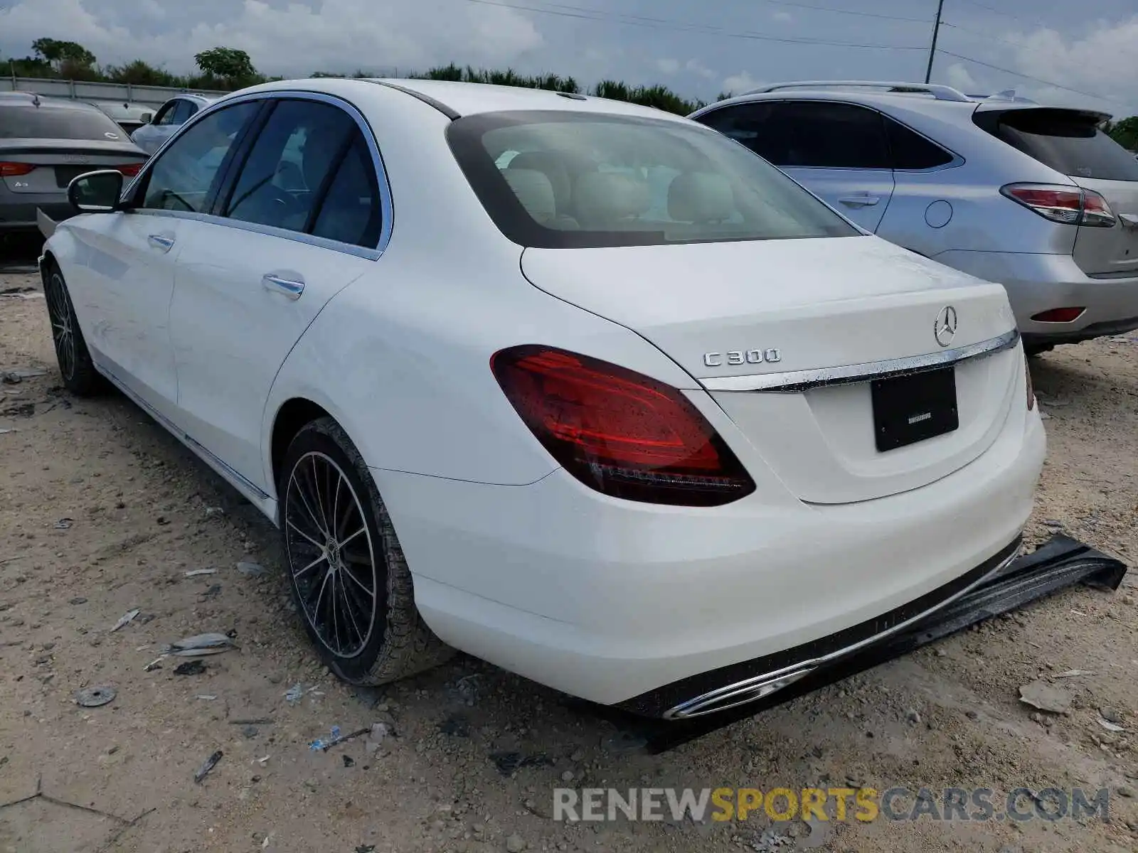 3 Photograph of a damaged car W1KWF8DB3MR645400 MERCEDES-BENZ C-CLASS 2021